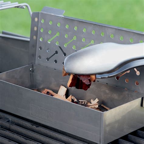 weber steel smoker box|weber smoker box accessory.